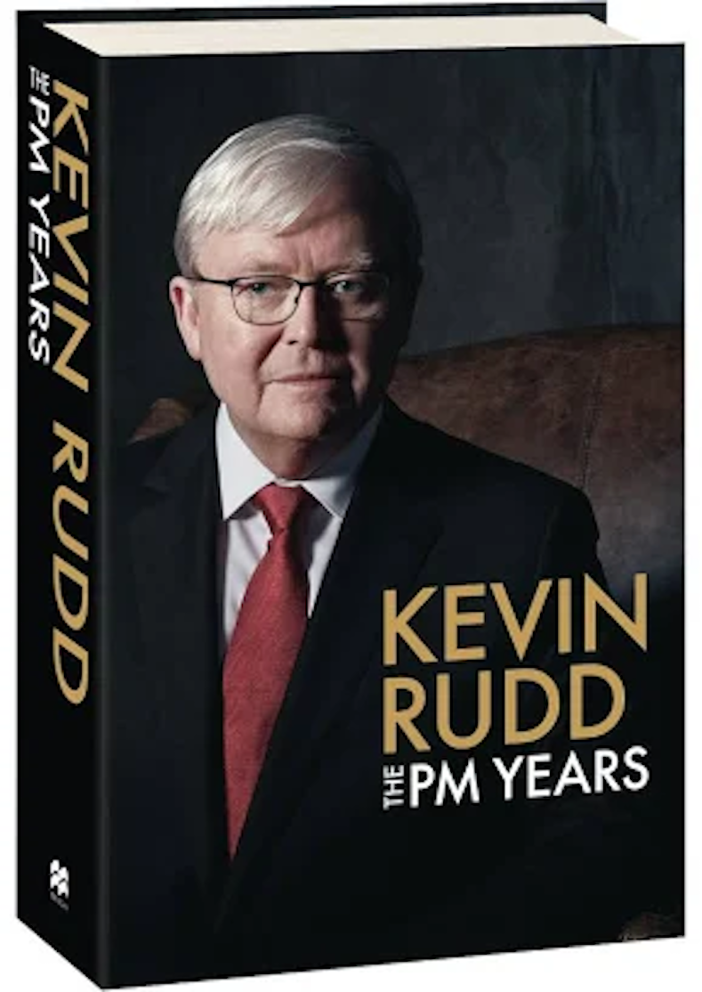Former Australian prime minister Kevin Rudd reveals a