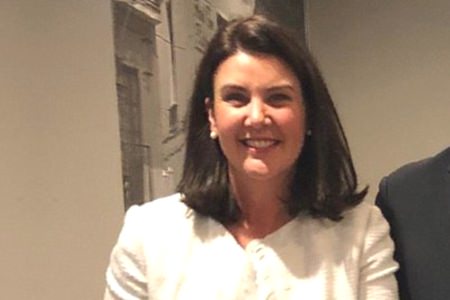 Senator Jane Hume, a career banker now appointed as assistant minister for superannuation and financial services. Photo: Twitter